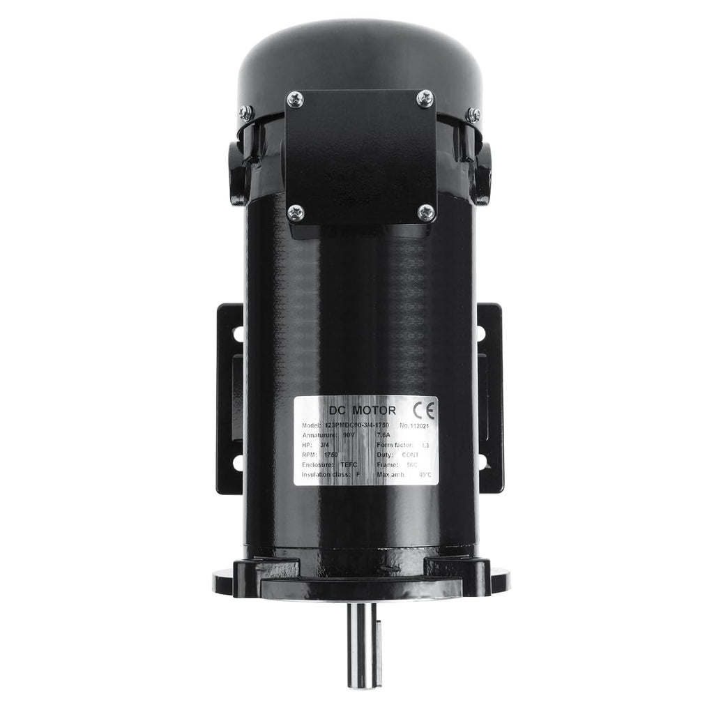 Permanent Magnet DC Motor 1/2 HP, 90V 1750 RPM Brushed DC Motor