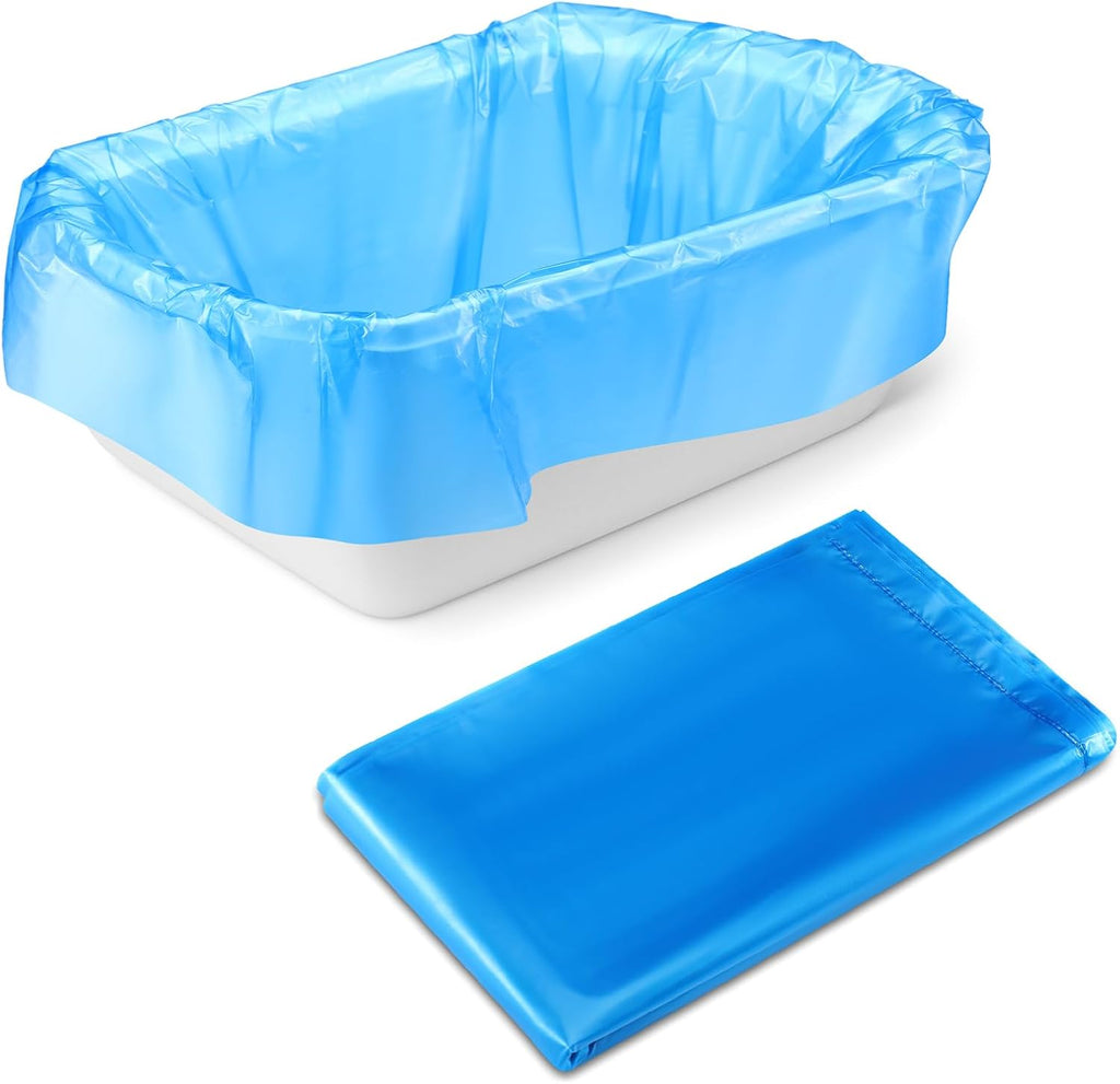 50 Pack Disposable Poly Lug Liners 2.5 Mil Thick Plastic Meat Lug Liners for Meat Processing Mixing & Transport Flat