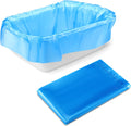 50 Pack Disposable Poly Lug Liners 2.5 Mil Thick Plastic Meat Lug Liners for Meat Processing Mixing & Transport Flat