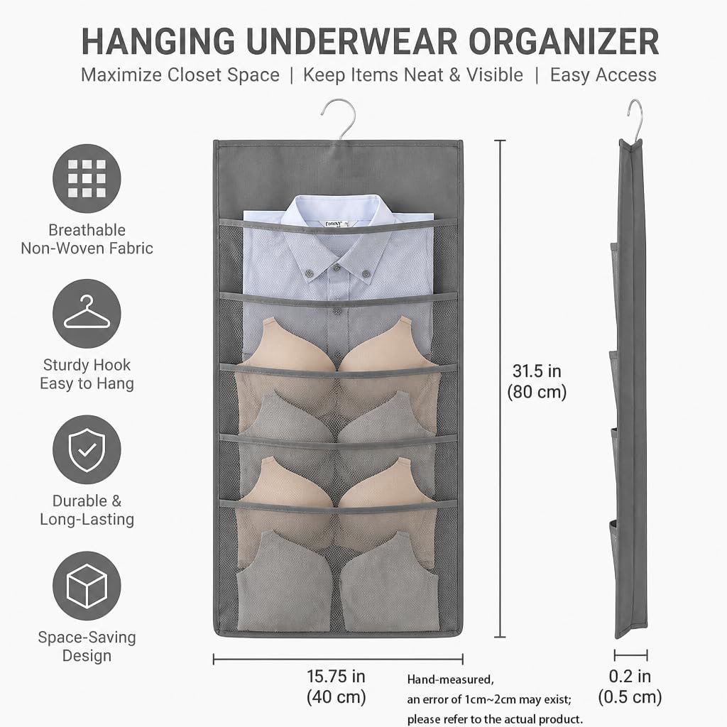 Velvet Hangers 20 Pack with Hanging Closet Organizer, Slim Black Non Slip Space Saving Clothes Hanger + Gray 15