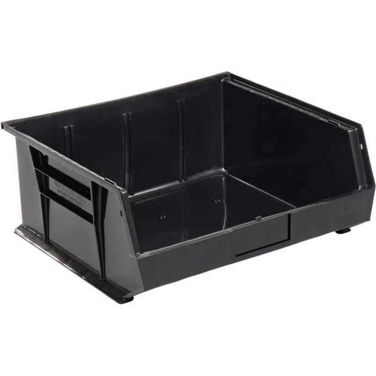 Quantum Storage QUS250 Heavy-Duty Stackable Plastic Storage Bins for Workshop, Warehouse & Garage, Ultra Stack &