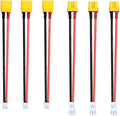 MEIVIFPV XT30 to PH2.0 Male Female Adapter Conversion Cable 22AWG 10cm Tiny Whoop JST PH 2.0 Connector for RC Battery Plugs