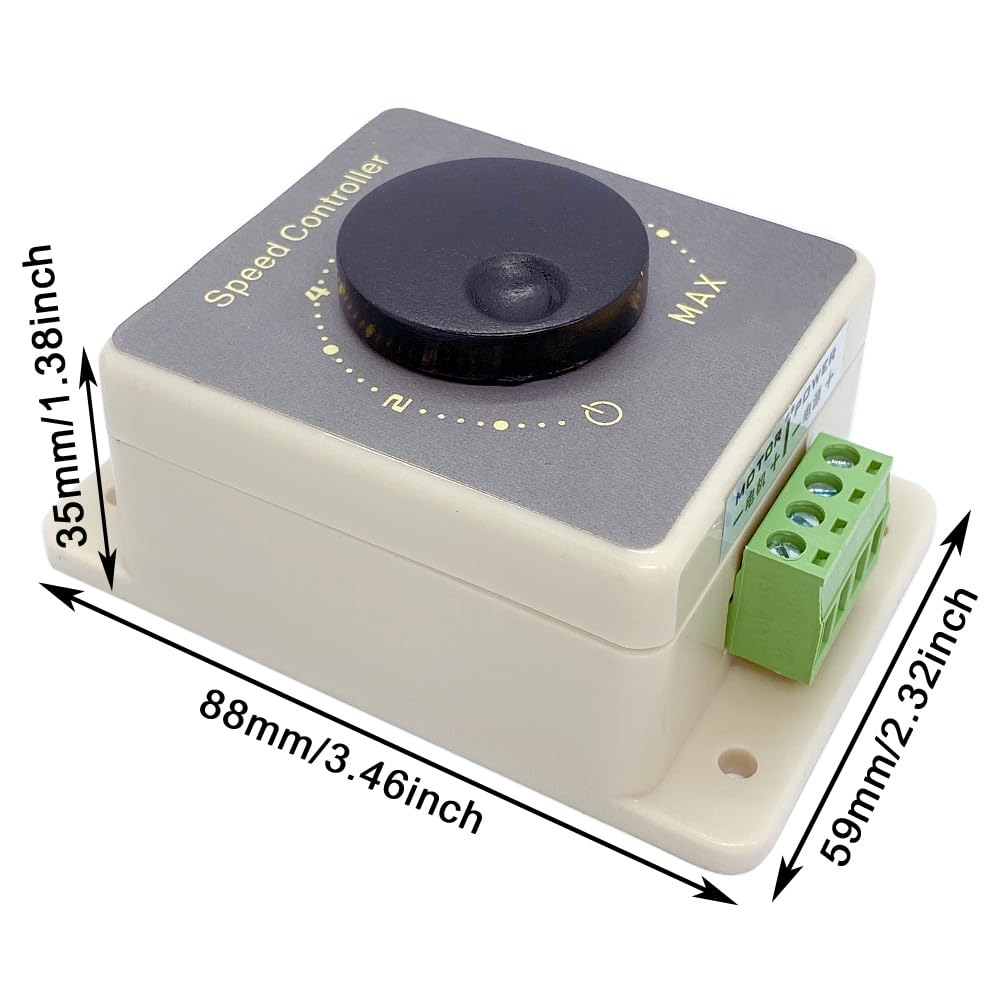 PWM DC Motor Speed Controller Switch Control 10V-60V 20A