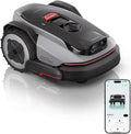 RockNeo Q110H Robot Lawn Mower, Wire-Free Robotic Lawn Mower with Full-Band RTK + VSLAM Navigation, Auto Mapping, AI