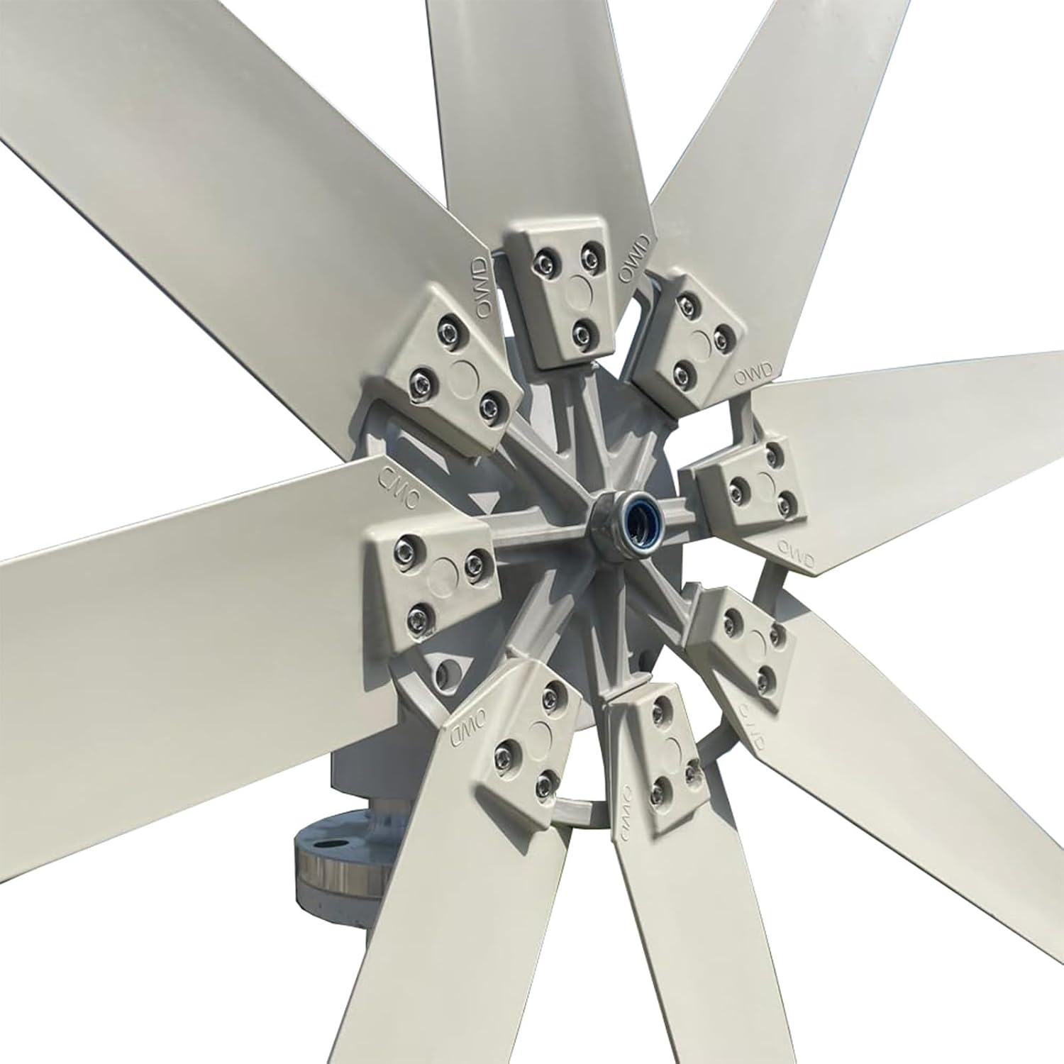 12000W Wind Turbine with Wind Solar Controller, Generator Kit 8 Blades Blue, 48V