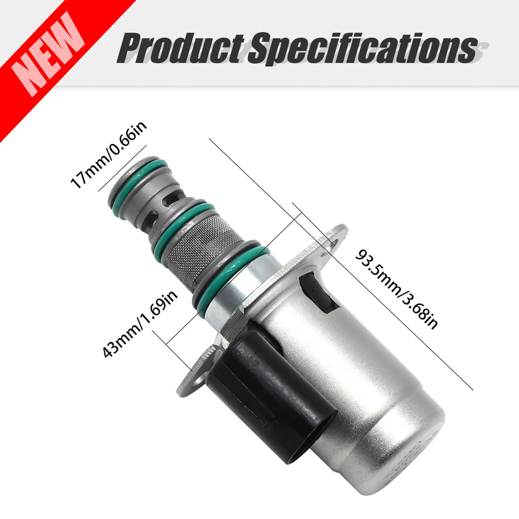 Zreneyfex SV98-T39S 12V Solenoid Valve 35T40860 Replacement for Hydraforce Forklift 12DR 1505 Replacement for Caterpillar CAT Excavator CT60 CT8, for JCB Replaces SV3-D2-D12 580037013