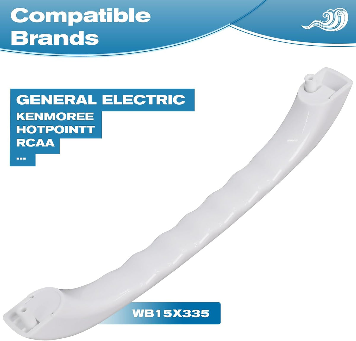 WB15X335 Microwave Door Handle Compatible with Select GE Spacemaker XL