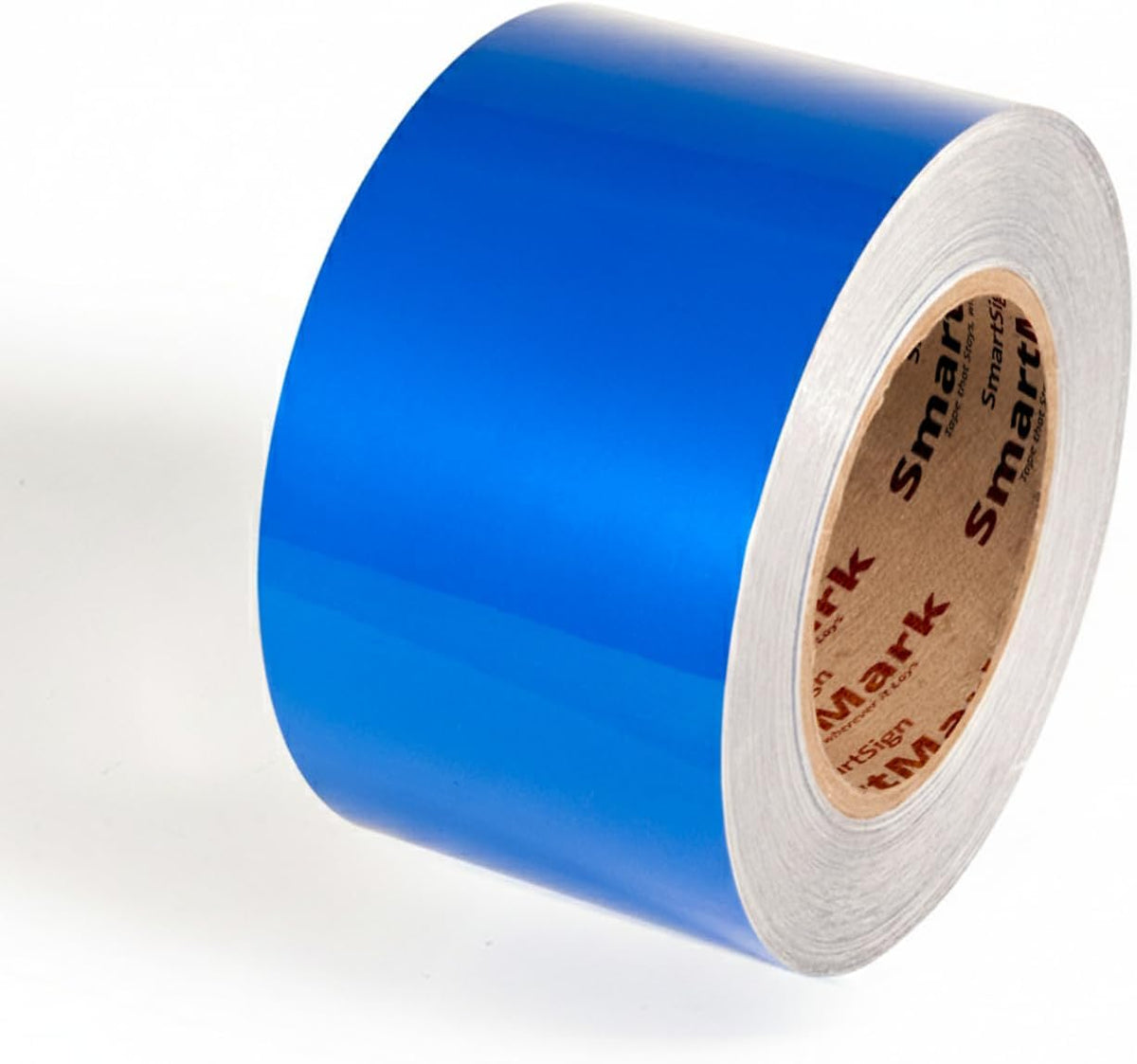 Blue Floor Marking Tape, 3" Wide x 100' Long Roll, Durable Polyester, Laminated Protection - Non-Abrasive, Adhesive