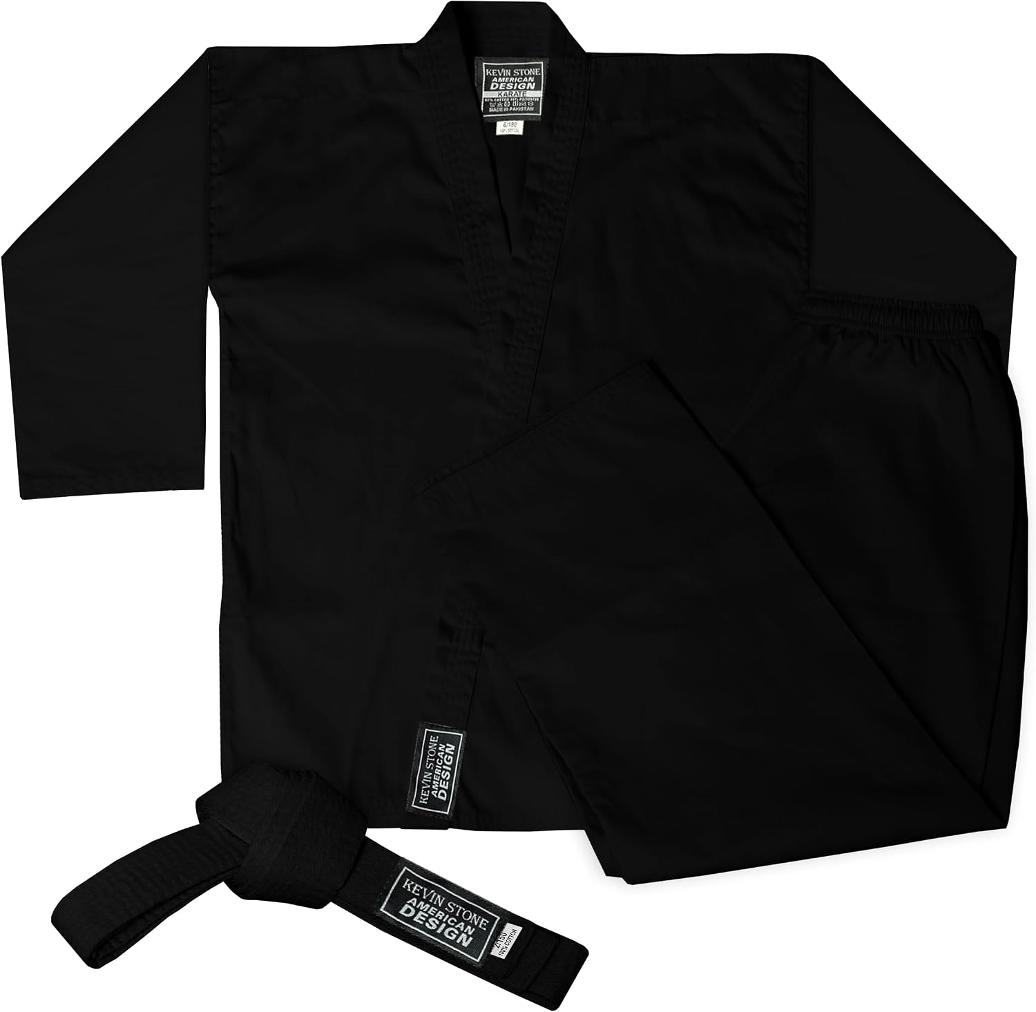 Kavin Karate Uniform for Kids & Adult, Lightweight Karate Gi Student Uniform with Belt for Martial Arts Training