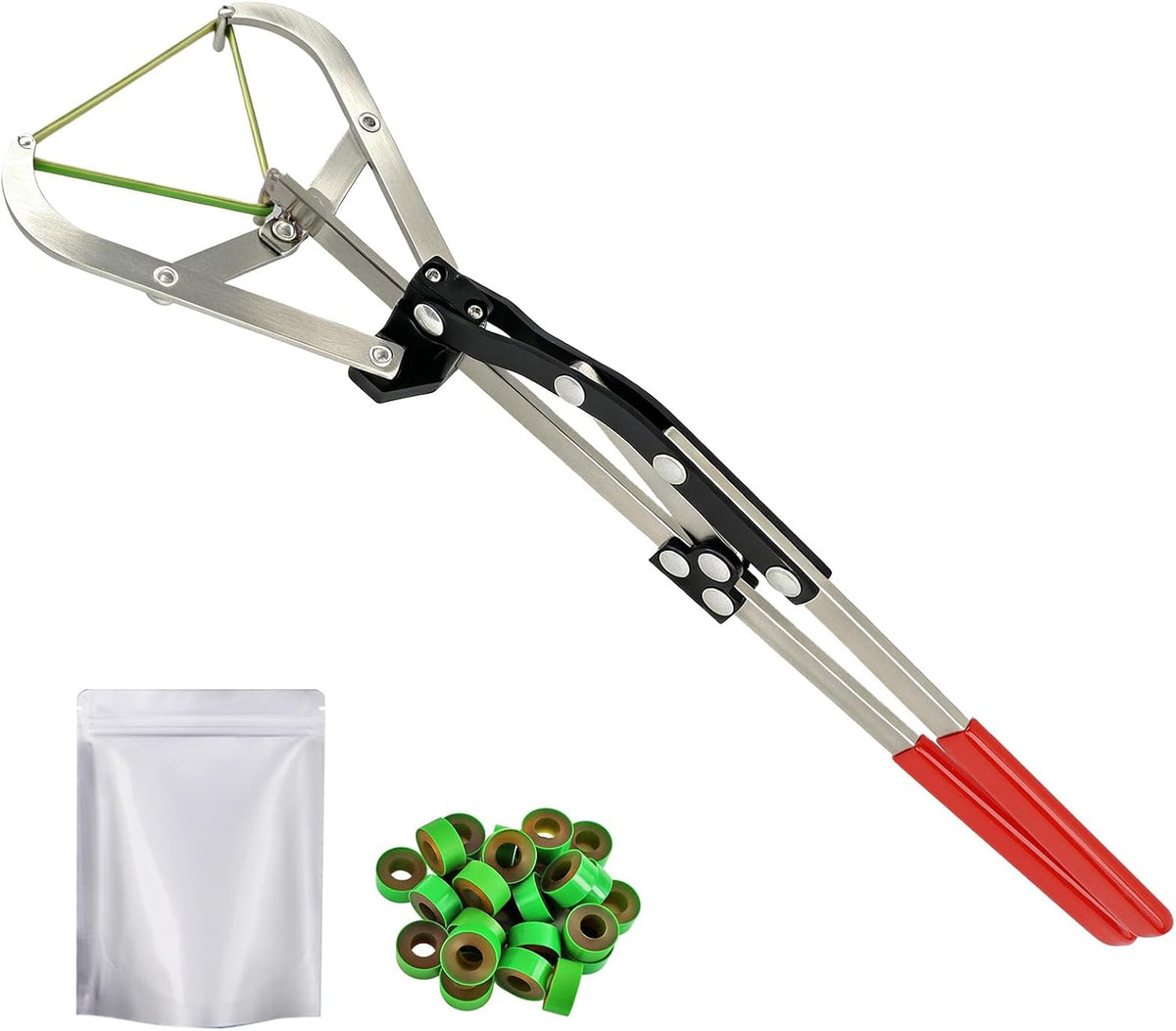 Cattle Banding Tools Calves Castration Kit, with a Large Bander and 25 pcs Bands