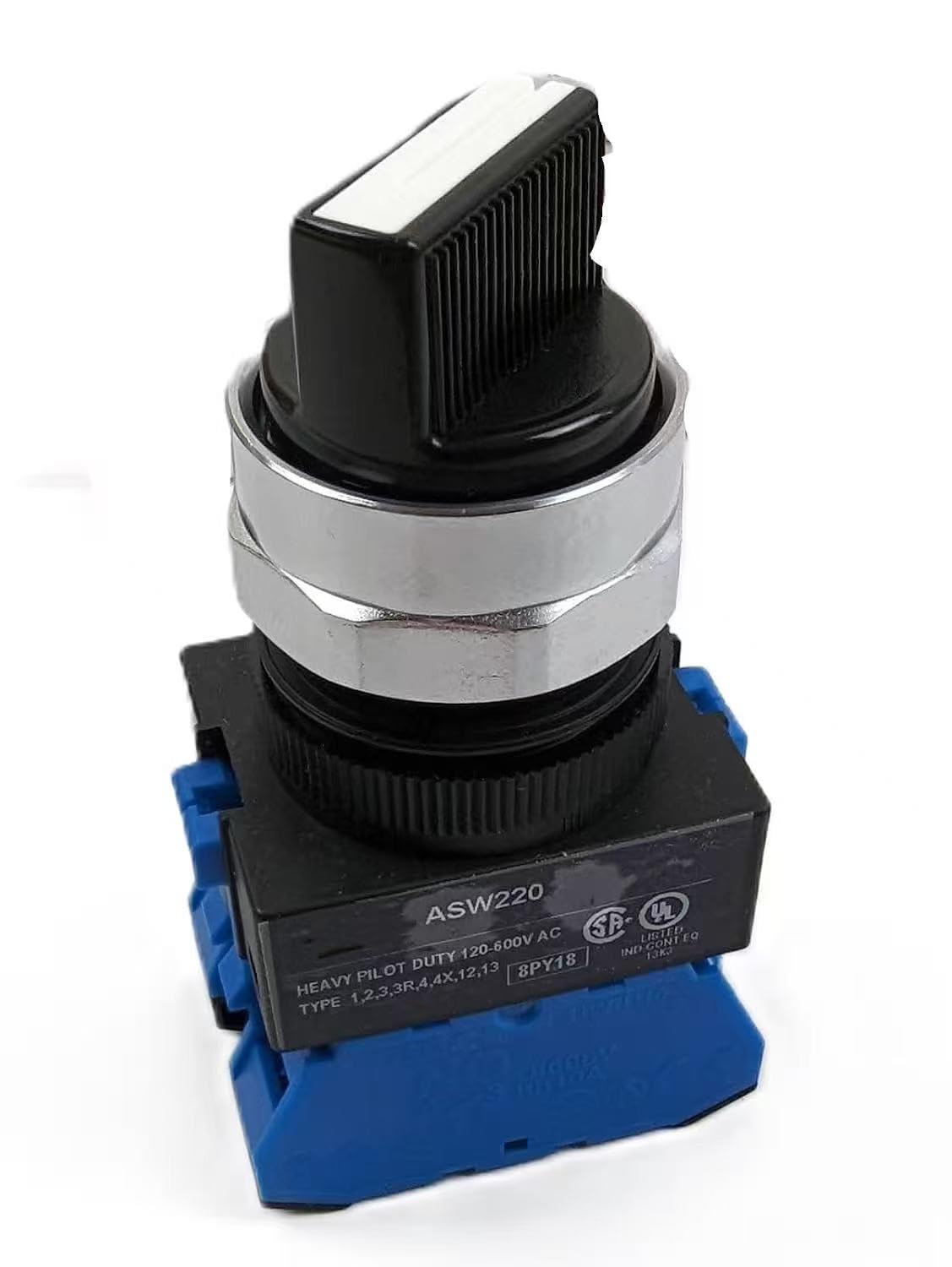 1PC NEW for IDEC ASW220 Selector Switch (2-Position Maintained, 2NO, Panel Mount 22mm)