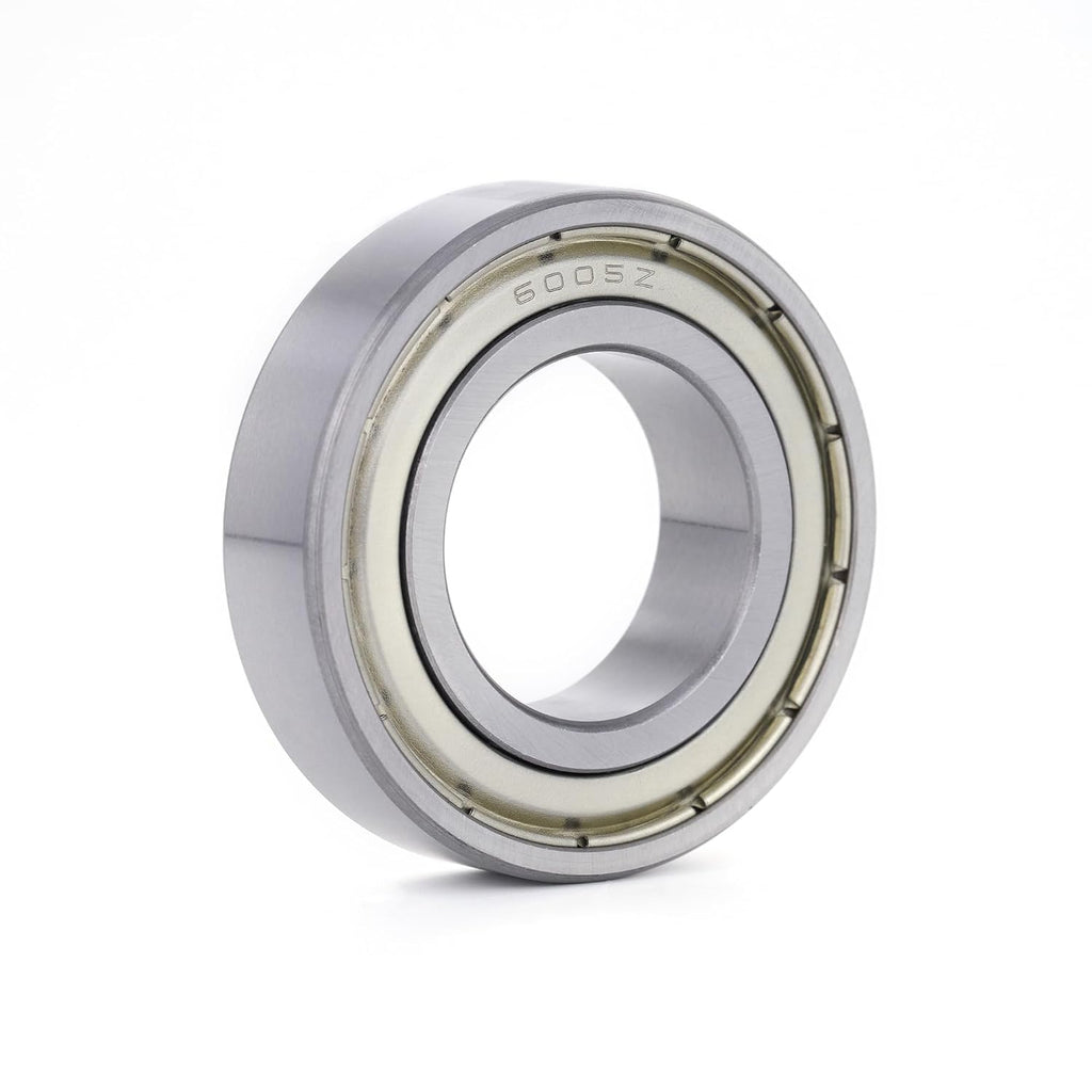XIKE 6005ZZ Shielded Deep Groove Ball Bearings, 25x47x12 mm, 4-Pack