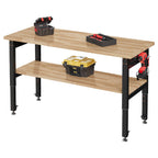 48 x 20-Inch 2-Tier Adjustable Workbench