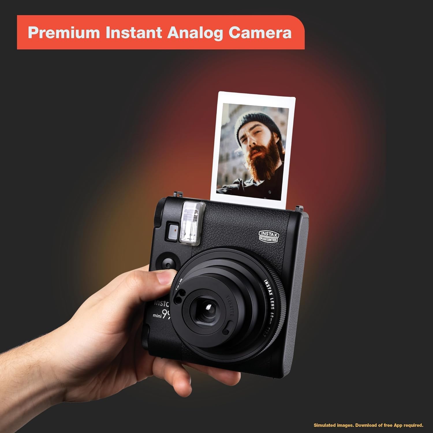Instax Mini 99 Instant Camera Vintage Black. + Value Pack (40 Sheets) Shutter Accessories Bundle, Includes Style