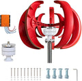 Lantern Wind Turbine Generator,500W Vertical Axis 2m/s Start Speed | Vertical Wind Turbine adopts Lantern