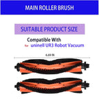 Rollers Brush Replacement Accessories Kit for uninell UR3 Robot Vacuum