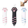 3PCS Cat Paw Box Cutter, Cute Box Cutter for Package Opening and Craft Projects, Retractable Cat Claw Box Cutter, Available in Pink Blue Black Colors