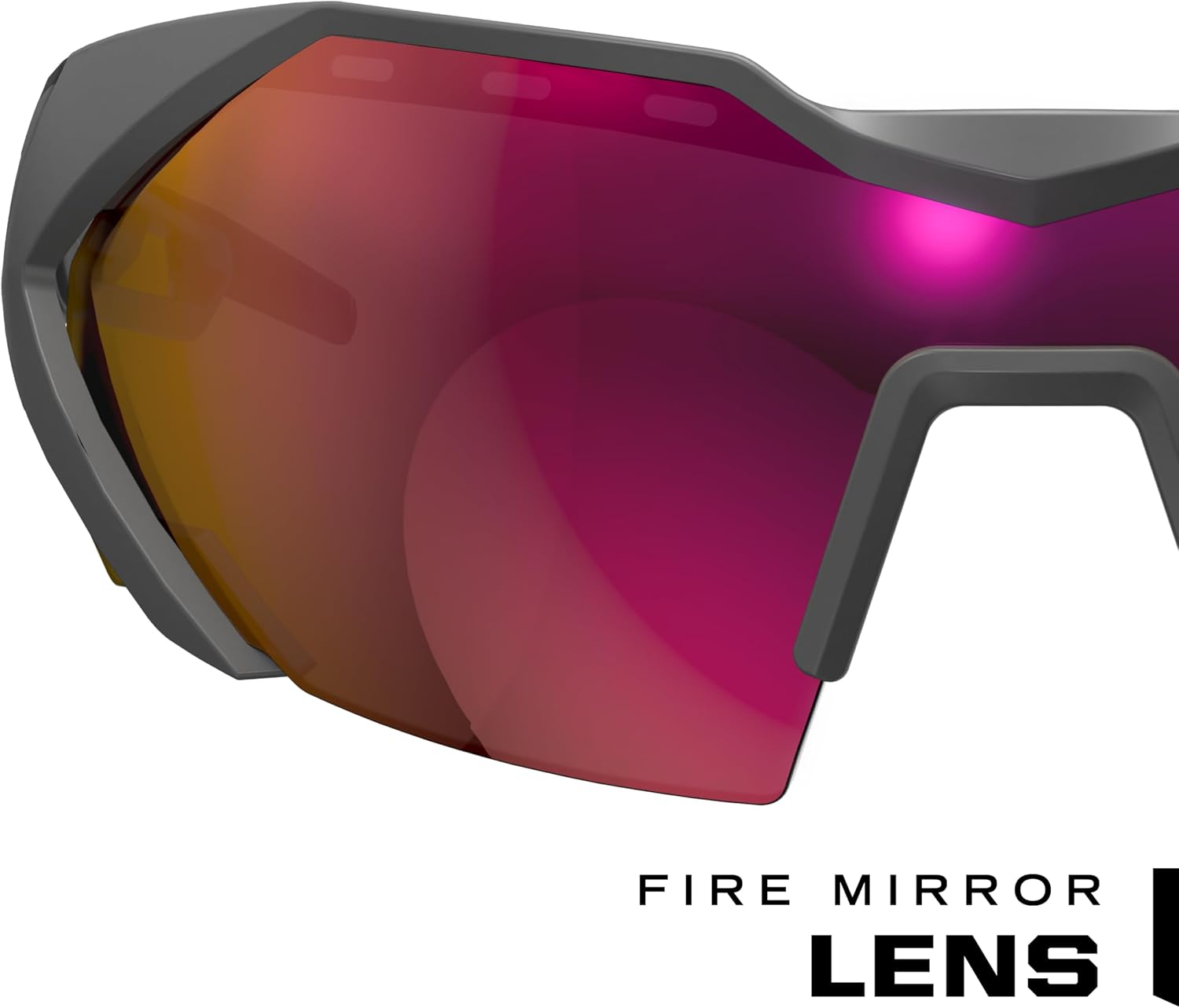 : Vision Type-E Safety Glasses with Advanced Anti Fog, Scratch Resistant, Black Half Framed Protective Eyewear