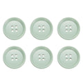 6pcs Round Sewing Buttons 25mm (1") 4 Holes Craft Button