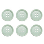6pcs Round Sewing Buttons 25mm (1") 4 Holes Craft Button