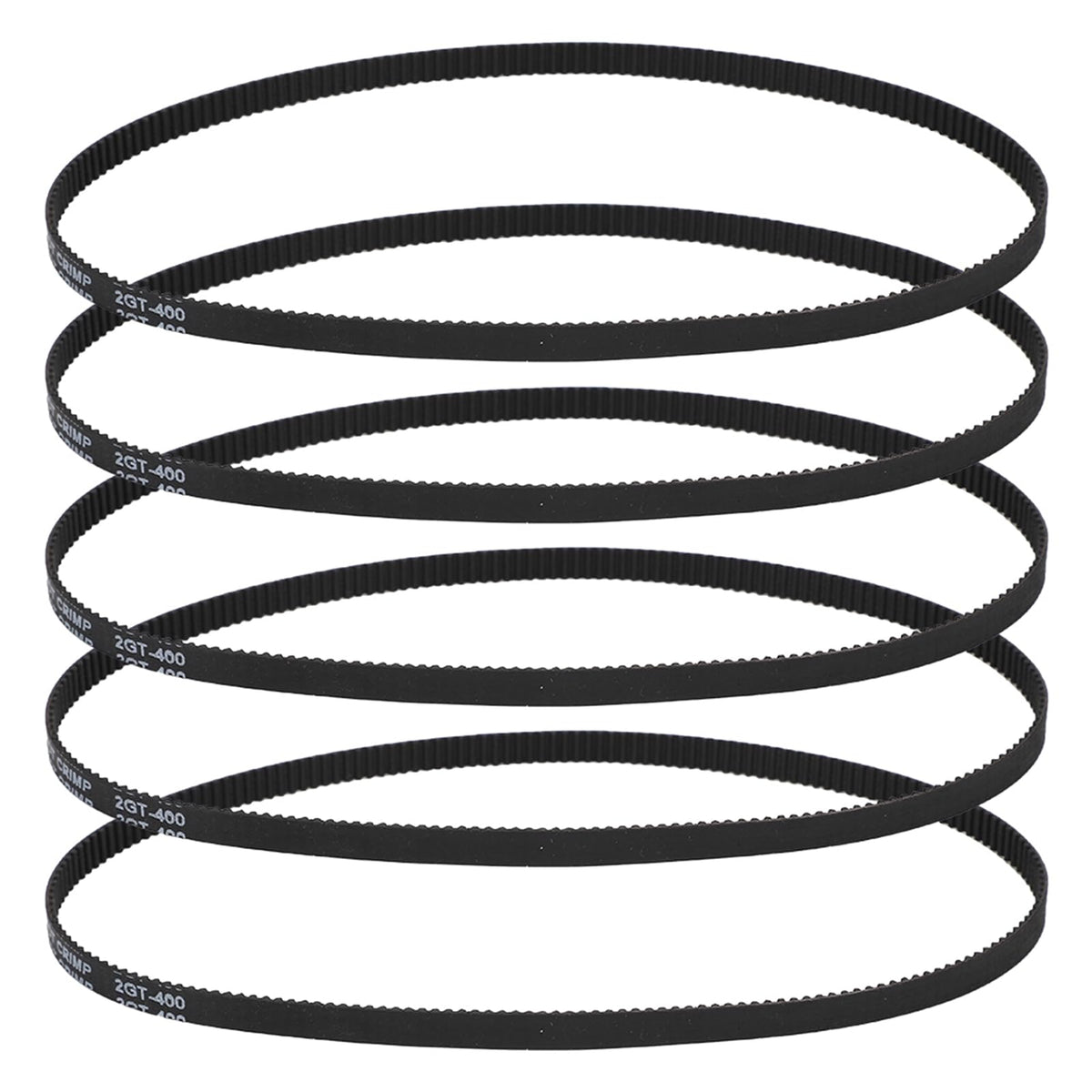 CHICIRIS 3D Printer Timing Belt, GT2 Rubber Closed Loop 400mm for Linear Drive