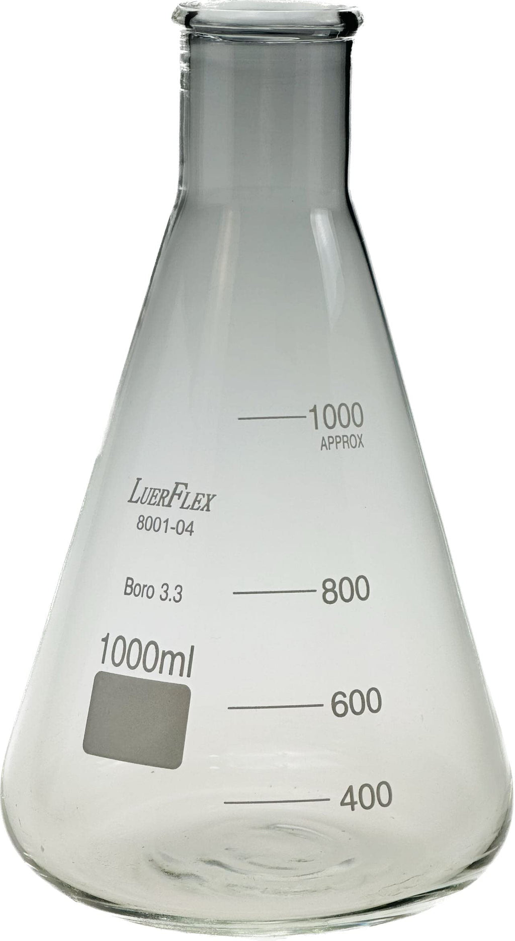 1000ML 32OZ Erlenmeyer Flask Borosilicate Glass Pack of 1