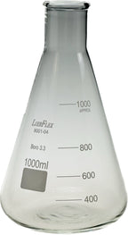 1000ML 32OZ Erlenmeyer Flask Borosilicate Glass Pack of 1