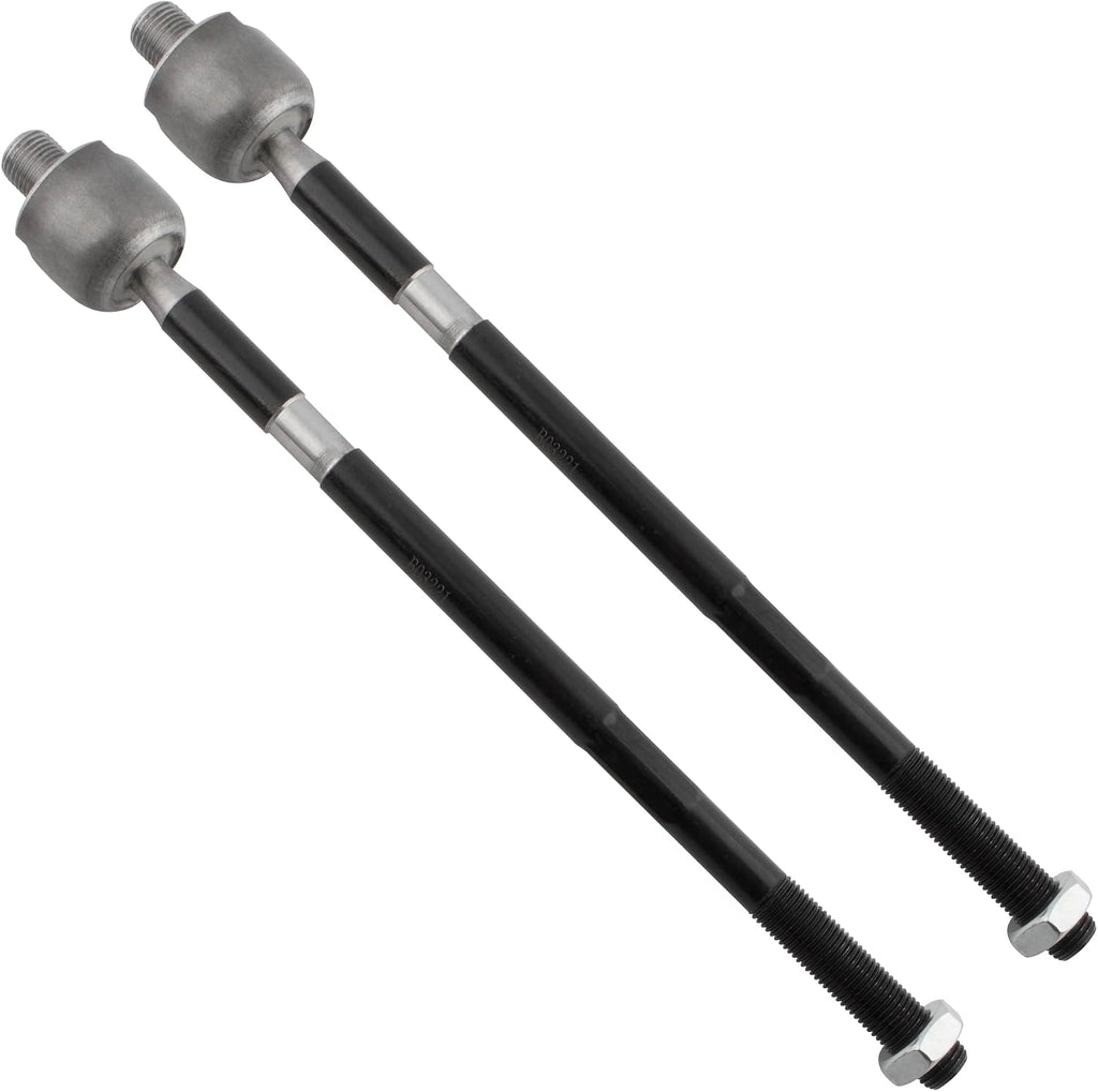BOXI (Set of 2) Front Inner Tie Rod Ends Fit for Chevrolet Chevy Equinox 2010 2011 2012 2013 2014 2015 2016 2017 | for GMC Terrain 2010 2011 2012 2013 2014 2015 2016 2017 | All 2.4L Models | EV800648