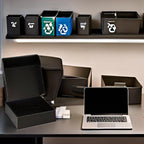 Black Shipping Boxes 12x9x3 Inches, 20 Pack