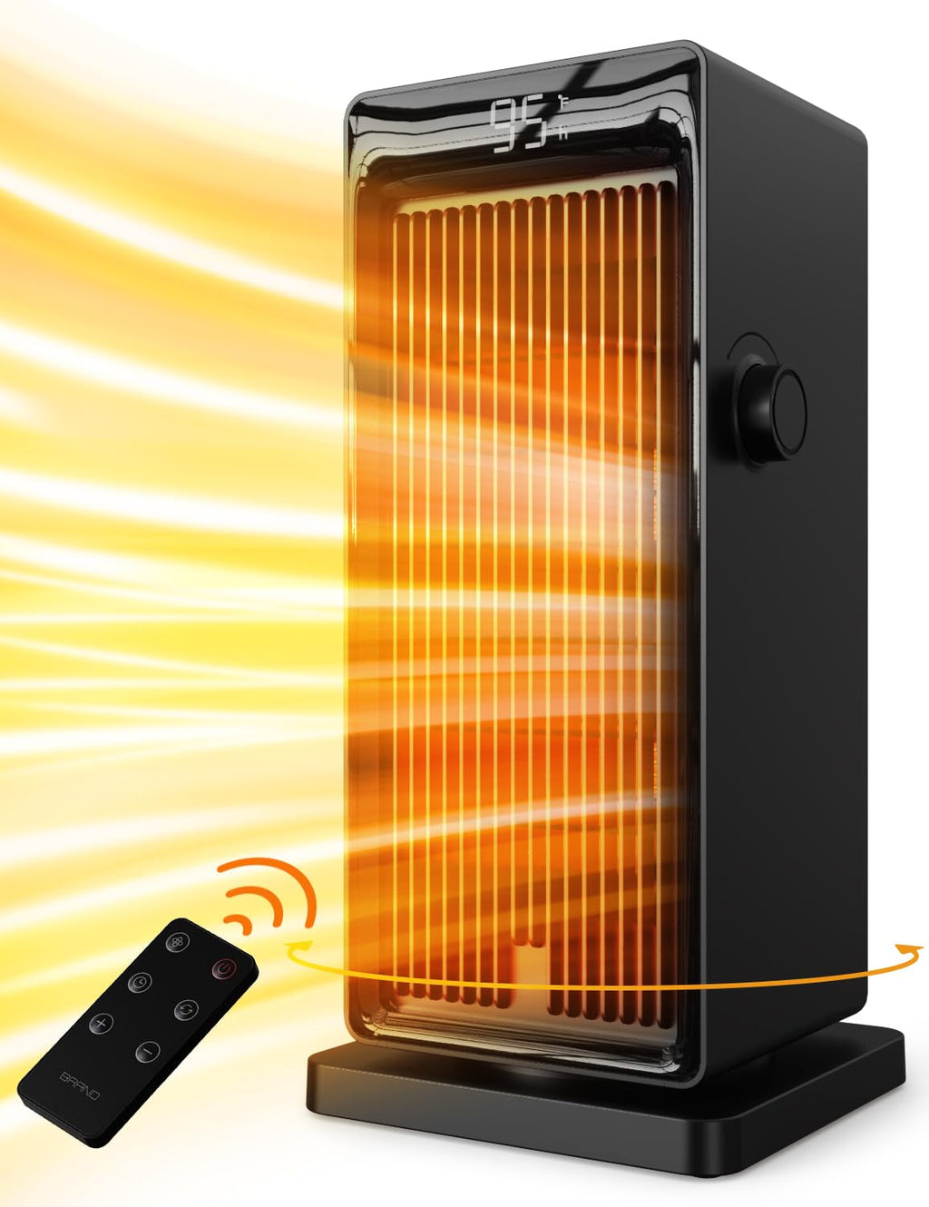 Space Heater, 1500W PTC Electric Heater,4 Modes,for Indoor Use
