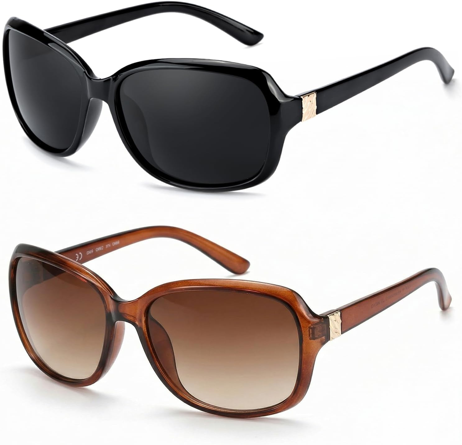 Polarized Sunglasses for Women, UV400 Protection | Retro Glasses for Driving & Outdoor, Anti-glare Reduces Eye