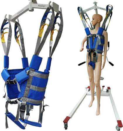 Patient Lift Sling Medical Aid Standing Transfer Belt Walking Strap Heavy Duty Carrier Fold Up Full Body Get Up Sit