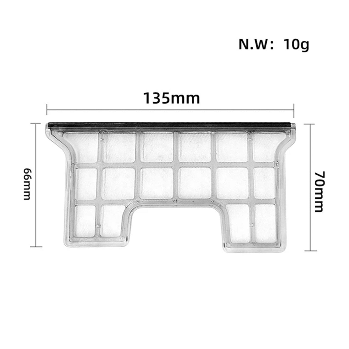 ENOIAMYF Replaceable Primary Hepa Filter Kit. Compatible for Narwal J1. Robot Vacuum Cleaner Accessories