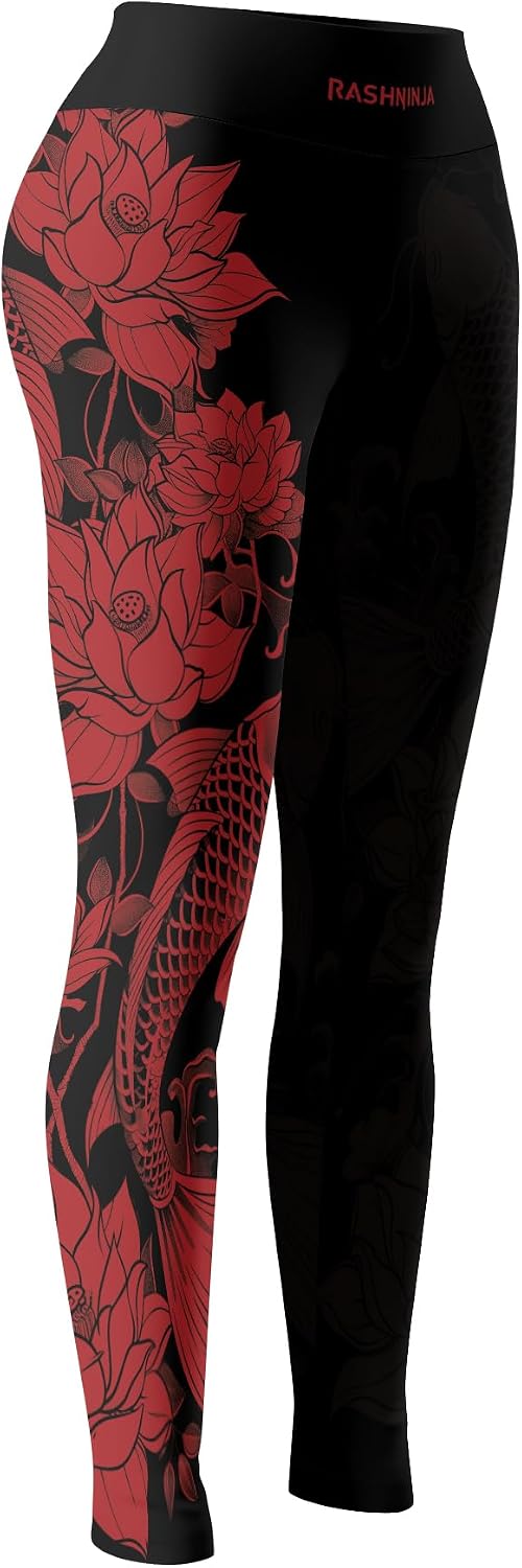 Samurai Women’s Jiu Jitsu Spats – BJJ Compression Leggings & Grappling Tights for Training & Workout