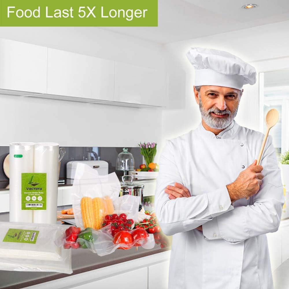 Gallon 11"x16"Vacuum Sealer Bags 200ct for Food Storage
