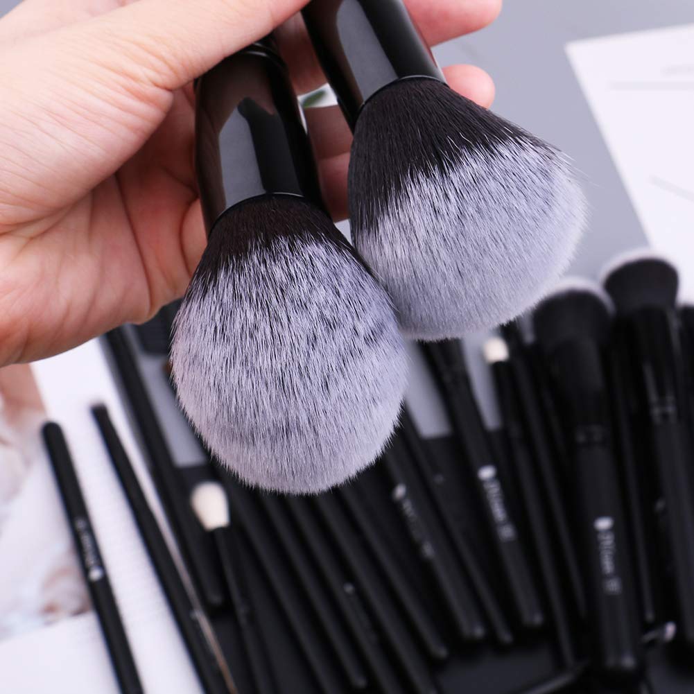 Professional Makeup Brushes Set 27Pcs Makeup Brush Set Premium Synthetic Kabuki Foundation Blending Face Powder Blush
