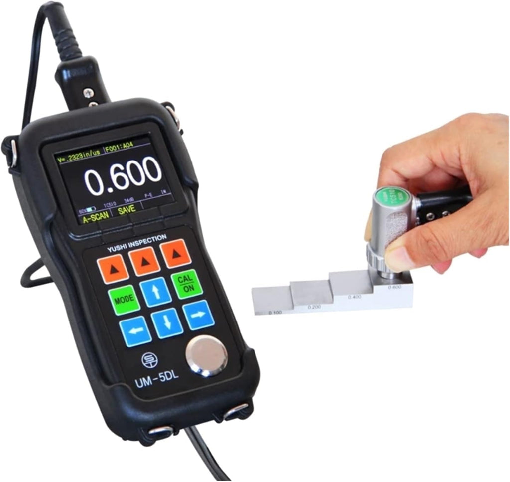 ROROLL Gage Block Set,Setup Blocks, 0.100/0.200/0.400/0.600 Inch Ultrasonic Thickness Tester Gauge Calibration Block, 4 Step for Thickness Linearity Calibration for Router and Table Saw Accessories