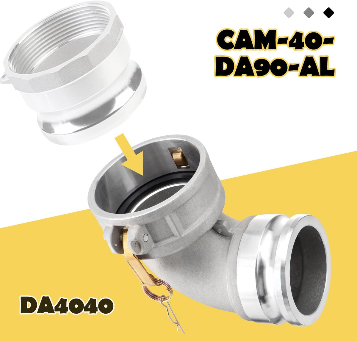 DA4040 Type DA Cam and Groove Hose Fitting