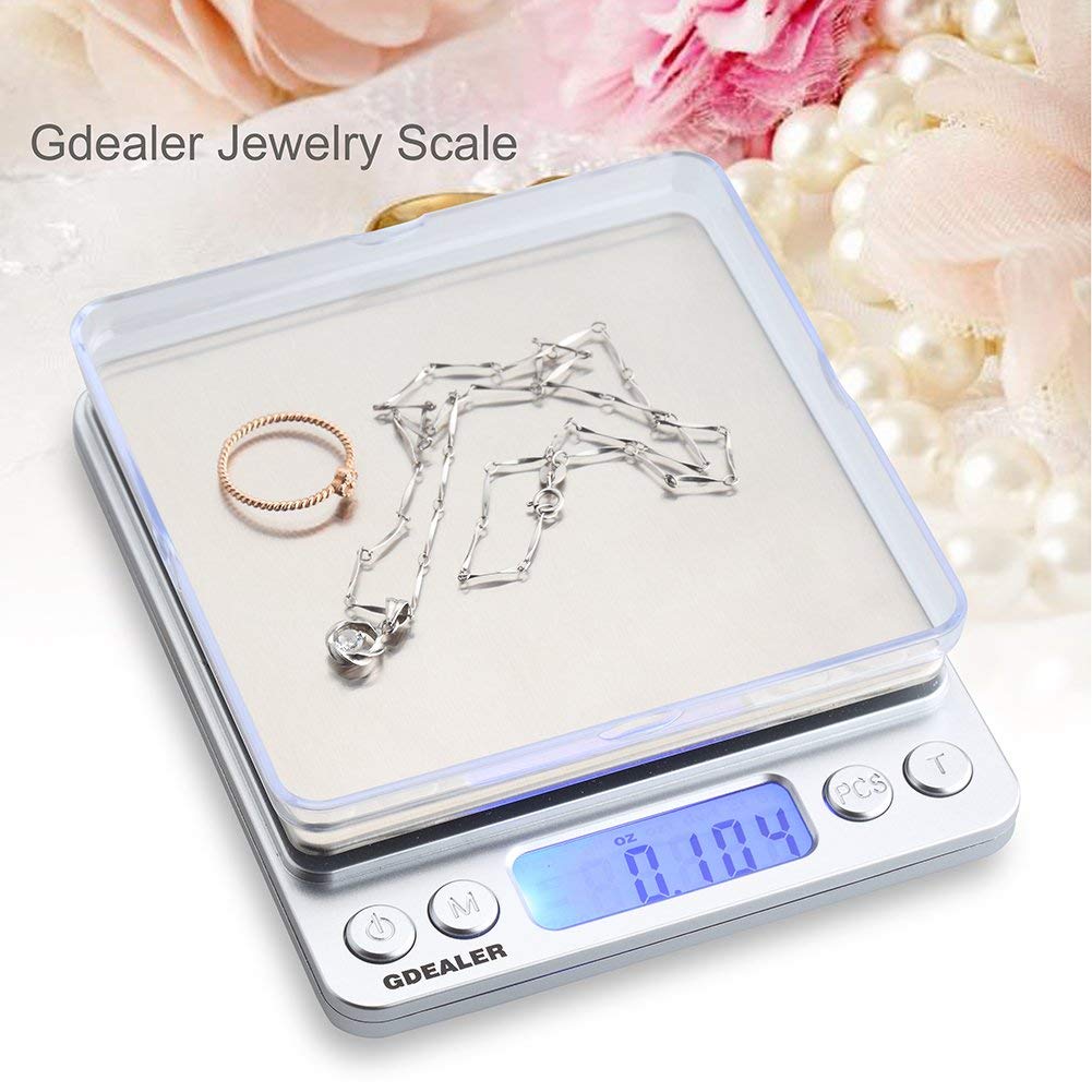 Food Scale, 0.001oz/0.01g Precise Digital Kitchen Scale Gram Scales Weight Food Coffee Scale Digital Scales for