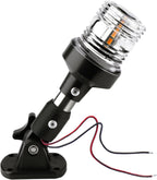marinexplore Boat Stern Light 6''，White LED Anchor Light,Bimini Top Lights