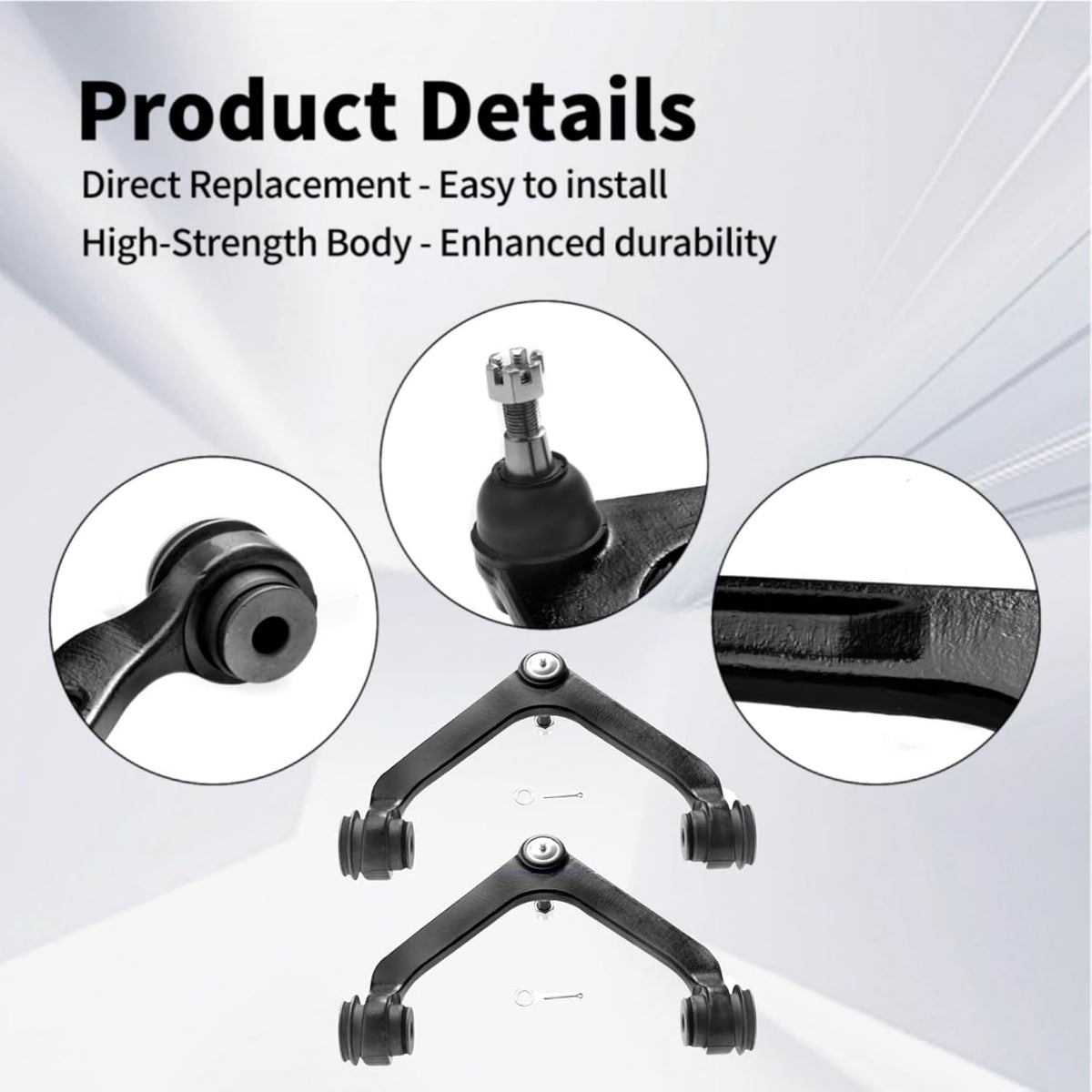 Front Upper Control Arm for Dodge RAM 3500 2003-2006 2WD 2Pcs