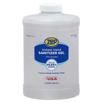 Instant Hand Sanitizer Gel – Kills 99.99% of Germs – 32 oz (Pack of 1) 355810 - Residue-free which leaves hands