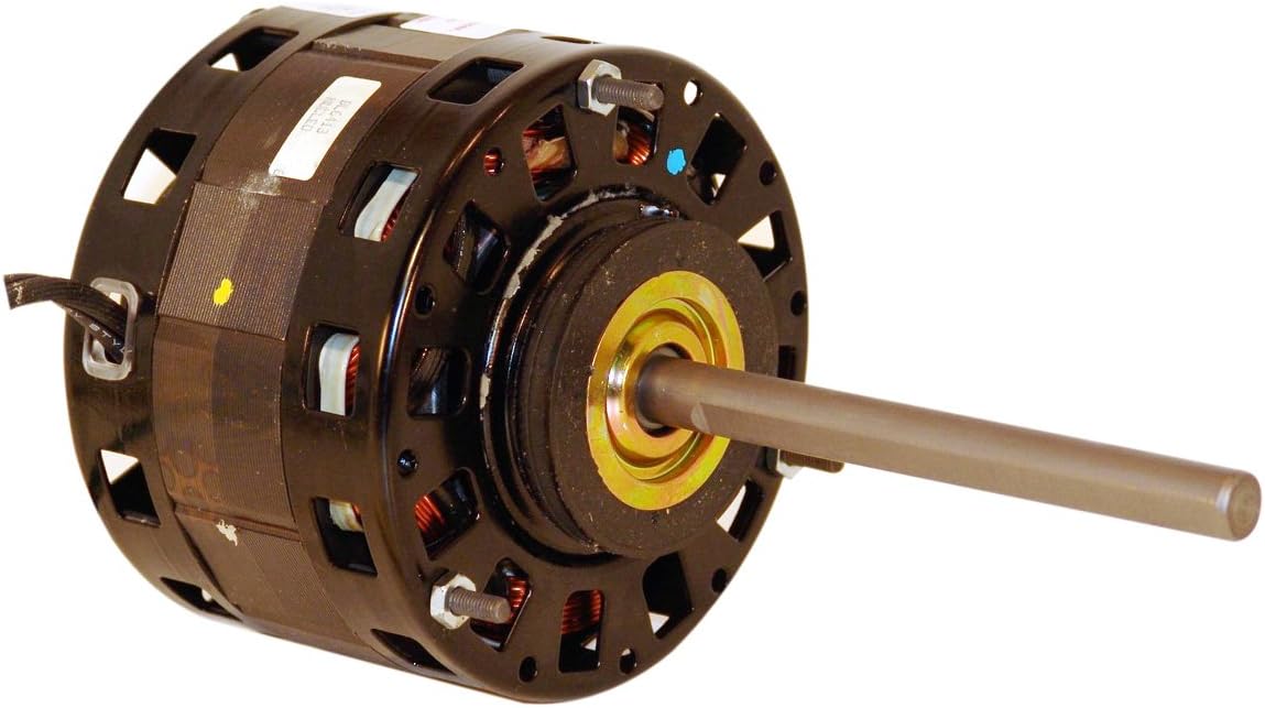 A.O. Smith B6507 5.0-Inch 1/5 HP, Open Enclosure, Reversible Rotation, 1/2 by 5 Shaft, Sleeve Bearing General Purpose PSC Motor
