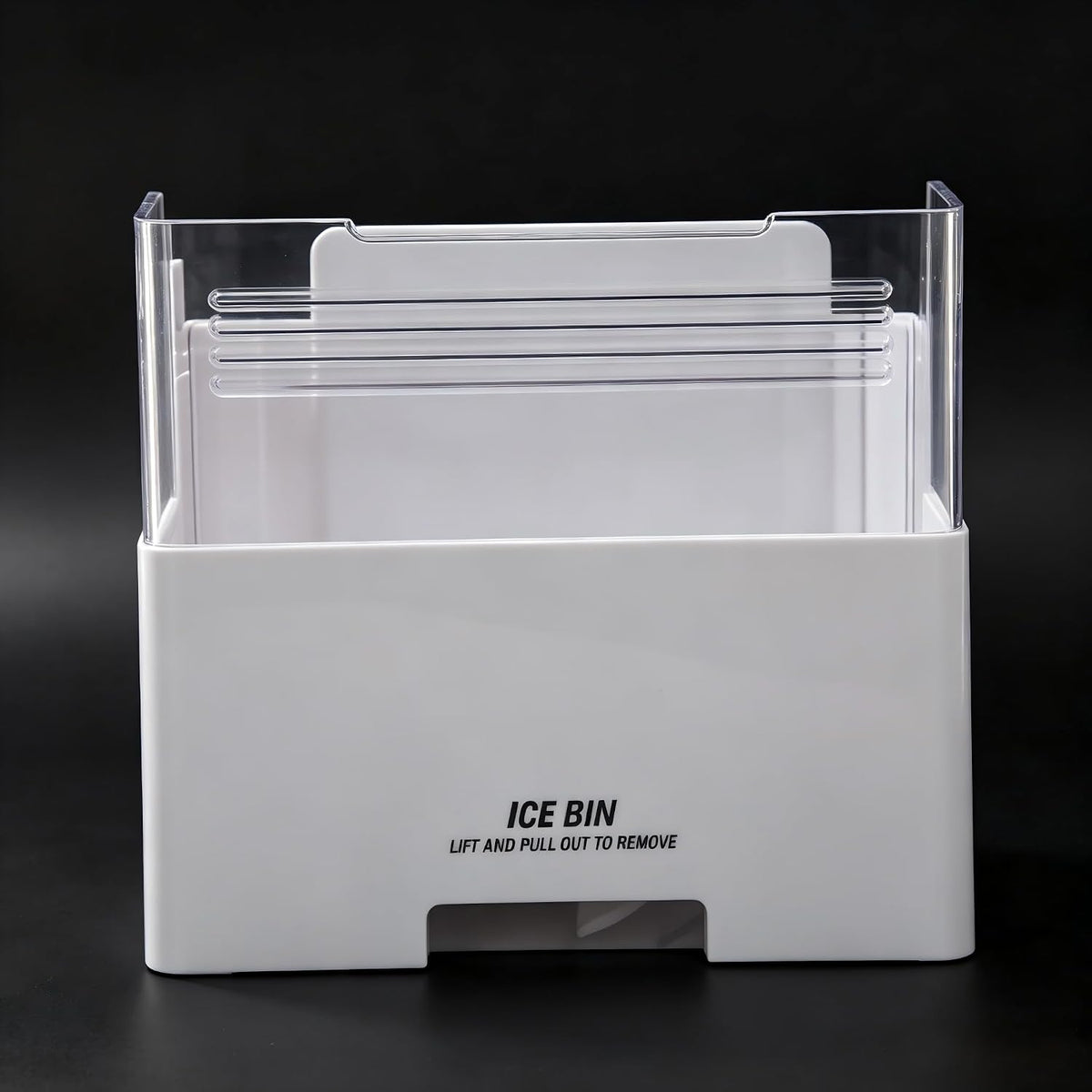AKC72949319 Ice Bucket Compatible with LG Refrigerator LFX21976ST/LFX25974ST/LFX28968ST/LFX28979, Replaces AP5677094 PS7789317 AKC72949301/314/309/315, Food-Grade PP