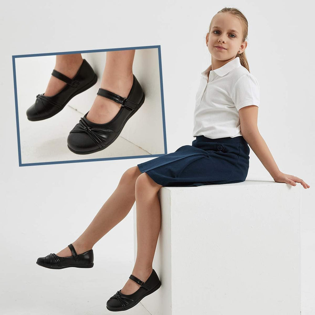 Girl's School Uniform Mary Jane Flats Dress Shoes