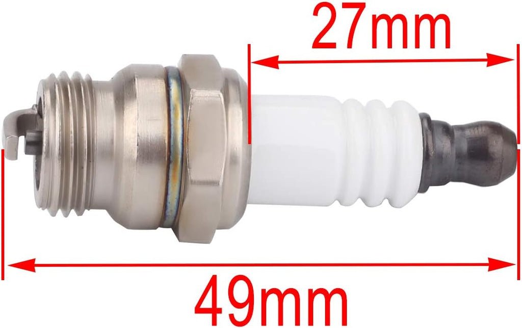 794-00055A Spark Plug for Champion RDJ7J MTD 753-06847 753-06193 Bolens BL110 BL125 BL160 Troy Bilt TB22 YN22EC TB32EC TB35EC TB25C TB25CB Trimmer Brushcutter