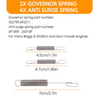 Kaberalty 36 Pack Throttle Return Springs for Honda Briggs Engine