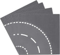 Classic Road Base Plates Street Building Kit Curve 4PCS