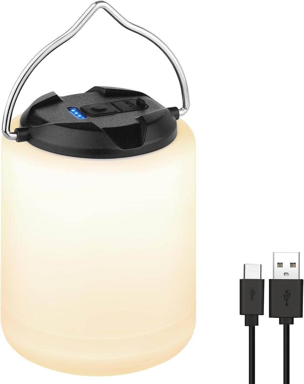 LED Camping Lantern, Rechargeable Camping Light, 4 Modes Outdoor Flashlights Lanterns with 1000LM, Water Resistant