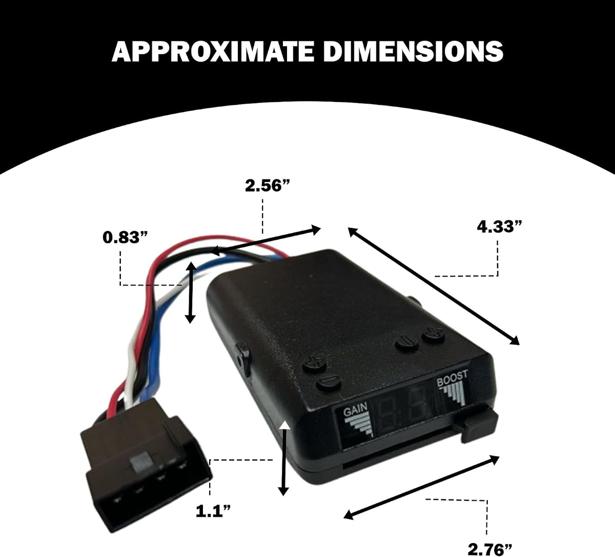 8508211 Proportional Brake Controller with Wiring Harness, Compatible with Honda Pilot, Ridgeline